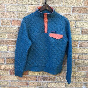 Patagonia Organic Cotton Quilted Snap T Pullover Small